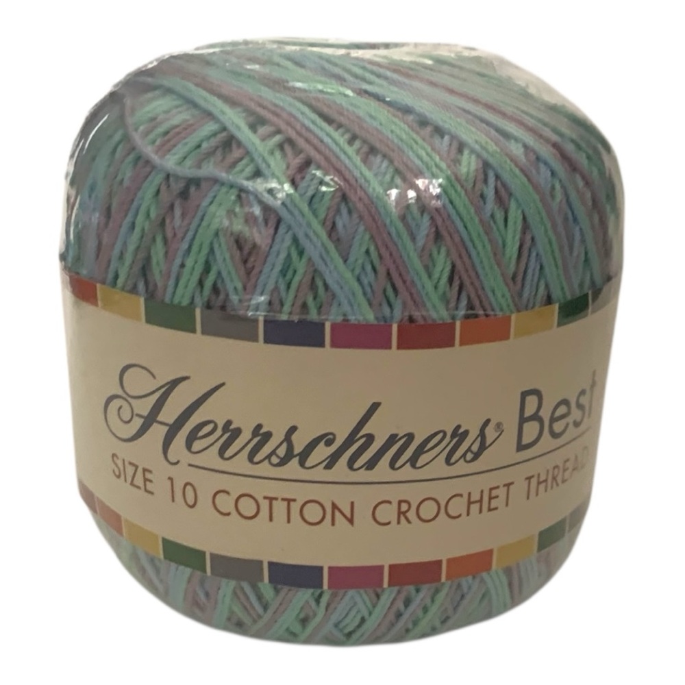 NWT Herrschners Best 💯% Fine Mercerized Cotton Crochet Coastline